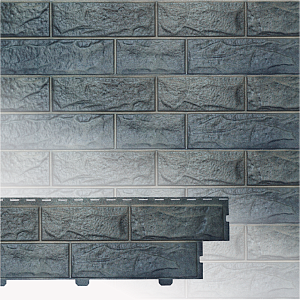 Формованный сайдинг Камень вулканический 3020х225мм 0,68м2 Хромит