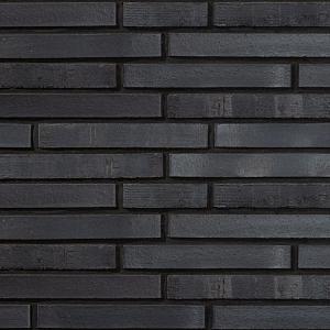 Облицовочный клинкерный кирпич Westerwalder Klinker Mod.F 40 290х90х40мм 66шт/м2 WK815 Schwarz bunt Edelglanz