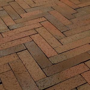 Тротуарный кирпич Westerwalder Klinker Riegel 240x52x50 мм WK102RB Design Rot braun