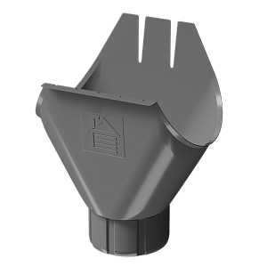 Docke STAL PREMIUM Воронка желоба 125/90 (Снято с производства) Графит (RAL 7024)
