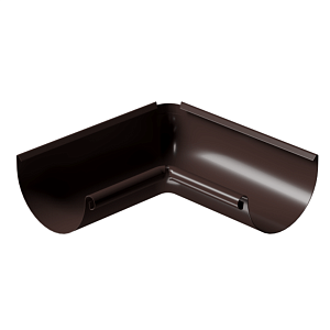 Docke STAL PREMIUM Угол внутренний 90 D125 (Снято с производства) Шоколад (RAL 8019)