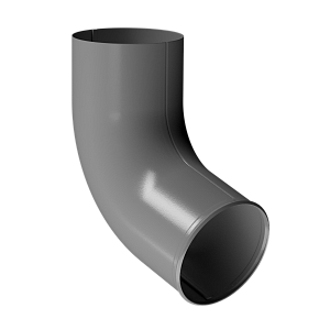 Docke STAL PREMIUM Отвод трубы D90 (Снято с производства) Графит (RAL 7024)