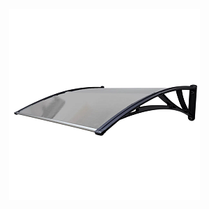 Козырек Fakro StopRain 1200мм усиленный NEW Прозрачный (кронштейн черный)